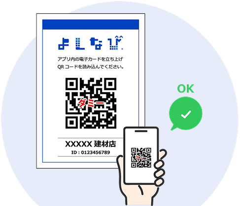 QRコード読み取り